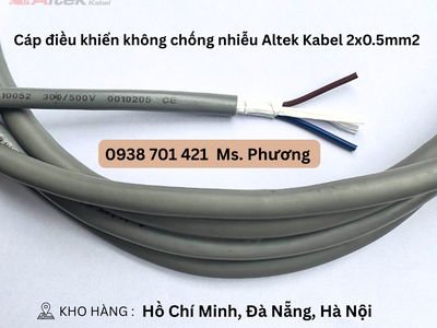 Cáp điều khiển không chống nhiễu Altek Kabel 2x0.5mm Đà Nẵng, Hà Nội, Hồ Chí Minh 3