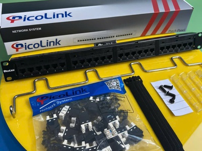 Thanh đấu nối Patch Panel 24 Port Cat6, PicoLink PL-S1U24D-C6 1