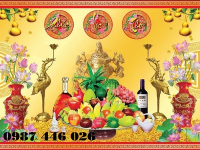 Gạch tranh phòng thờ HP98273 6