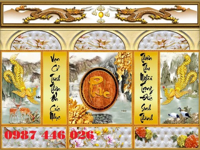 Gạch tranh phòng thờ HP98273 0