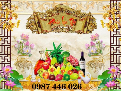 Gạch tranh phòng thờ HP98273 1