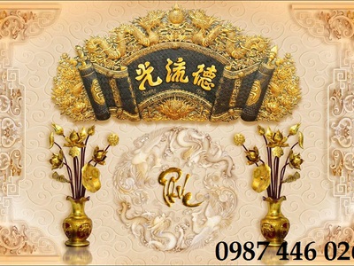 Gạch tranh phòng thờ HP98273 3