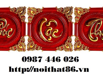 Tranh gạch men tam đa phúc lộc thọ HP9727 10