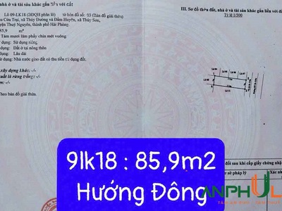 Cần bán siêu phẩm lô góc mặt đường Đỗ Mười, Phường Thủy Nguyên, TP Hải Phòng 2