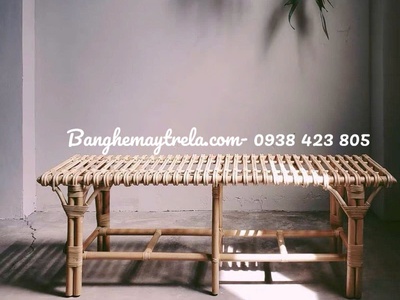 Ghế mây tự nhiên không tựa nhỏ gọn 0