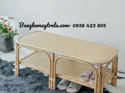 Ghế mây tự nhiên không tựa nhỏ gọn 1