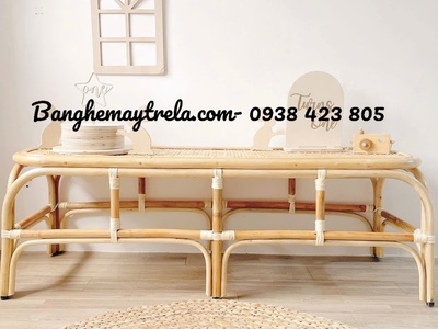 Ghế mây tự nhiên không tựa nhỏ gọn 2