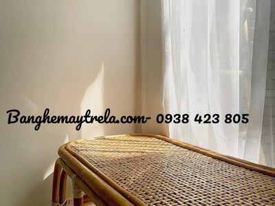 Ghế mây tự nhiên không tựa nhỏ gọn 3