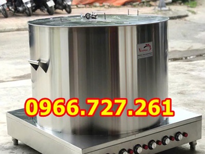 Nồi luộc bánh chưng, bánh test, luộc trứng , hầm xương nấu cao công nghiệp 400L 2