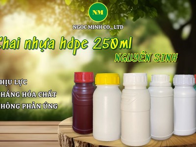 Bán sỉ chai nhựa HDPE 250ml số lượng lớn 0