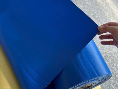 Bạt nhựa pvc trơn nhiều màu - bạt chống thấm, che mưa 2