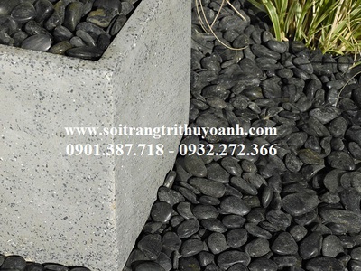 Sỏi đen bóng cấp cho công trình Thảo Điền - Quận 2 14