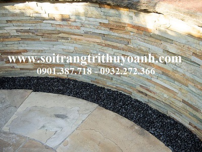 Sỏi đen bóng cấp cho công trình Thảo Điền - Quận 2 16