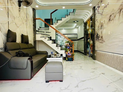 Nhà mới rất đẹp 1 lầu đường 4m lê văn khương q12 0