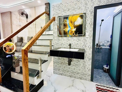 Nhà mới rất đẹp 1 lầu đường 4m lê văn khương q12 3