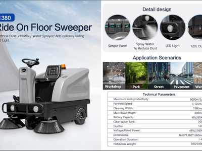 ARTISON 1380 Máy Quét Rác Ngồi Lái Đa Năng Hiệu Quả Cao 0