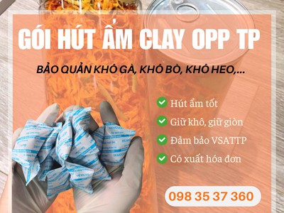 Gói hút ẩm bảo quản khô bò, khô gà,khô heo hiệu quả 0