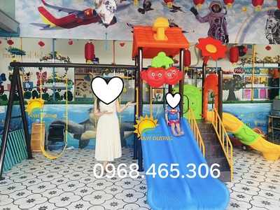 Cầu trượt trẻ em ngoài trời nhập khẩu 5