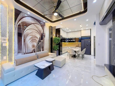 Nhà 3 tầng Full nội thất mới Kiệt Trần Cao Vân thông Nguyễn Tất Thành 0