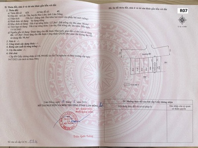 Siêu phẩm đất view siêu đẹp 256.6 m    Không gian sống xanh chuẩn nghỉ dưỡng giữa lòng Bảo Lộc 3