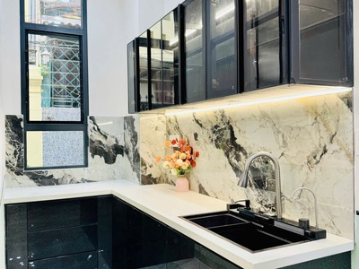 Nhà mới 4 tầng hẻm thông 181 âu dương lân p3q8 . giá: 6.4 tỷ 3