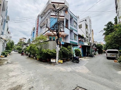 Ngay luỹ bán bích - góc 2 mặt tiền 4 tầng - 87m ngang 5 - sẵn dòng tiền chỉ 13.x 0