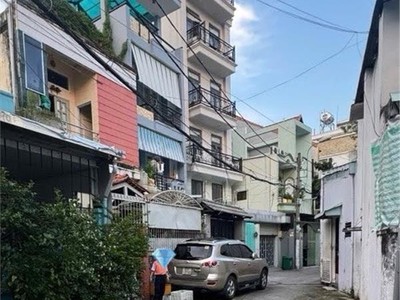 Bán nhà hẻm xe hơi lê quang định, gò vấp, 60m , 4 tầng, 5 phòng ngủ, thu nhập 25tr/th, nhỉnh 6 tỷ tl 0