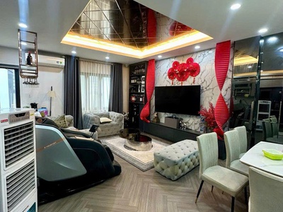 Bán nhà phân lô bàn cờ hoàng văn thái - lô góc - gara 2 ô tô 55m 6 tầng thang máy 1