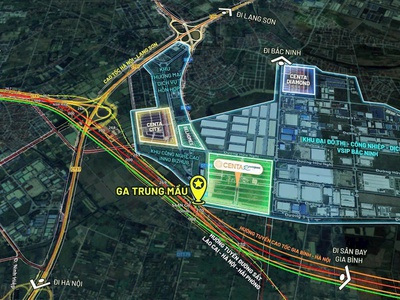 Bán căn Góc biệt thự song lập 180m2 tại Centa RiversideTừ Sơn Giá chỉ 13,5 tỷ. 1