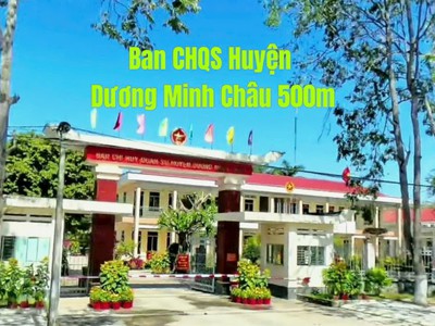 Đất mặt tiền nhựa   1 sẹc nguyễn chí thanh, ngay tt dương minh châu 3xxtr 2