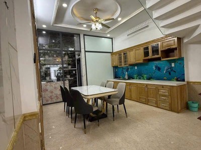 nhà 4 tầng btct - hẻm xe hơi thông thoáng - khu dân cư an ninh tặng full nội thất - p.tân 3