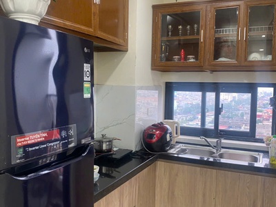 Cho thue căn hộ 2 ngủ đầy đủ nội thất tại chung cư Hoàng Huy Lạch Tray Đổng Quốc Bình 2