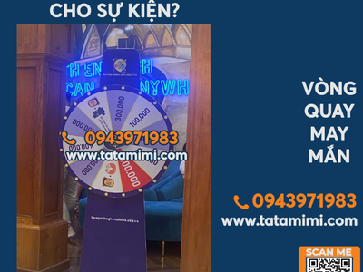 Mẫu vòng quay may mắn, vòng quay trúng thưởng 5