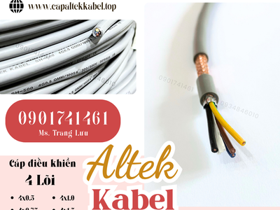 Cáp điều khiển 4x0.5/4x0.75/4x1.0/4x1.5 Altek Kabel chính hãng 1