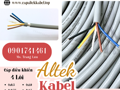 Cáp điều khiển 4x0.5/4x0.75/4x1.0/4x1.5 Altek Kabel chính hãng 2