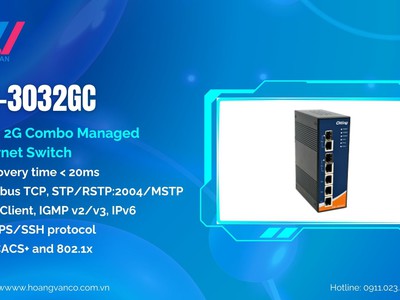  IGS-3032GC   Switch Ethernet công nghiệp cho ứng dụng đường sắt  0