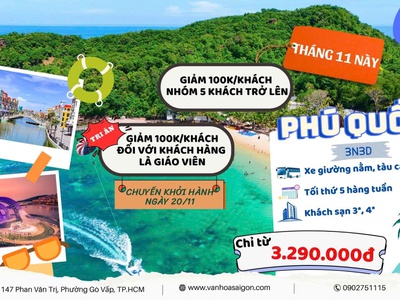 SGC Tourist - Du lịch Phú Quốc 3N3Đ 0