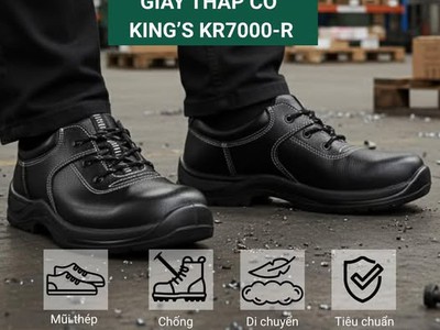 Giày bảo hộ cổ thấp King s KR7000-R - Bảo vệ an toàn hiệu quả mọi lúc, mọi nơi 1