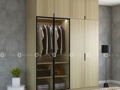 Tủ Quần Áo Cánh Kính Cánh Mở Hiện Đại   TAK06    là lựa chọn lý tưởng cho những ai yêu thích phong c 2