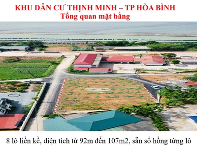  Đất nền 2 mặt tiền   View Sông Đà tại trung tâm TP. Hoà Bình   0