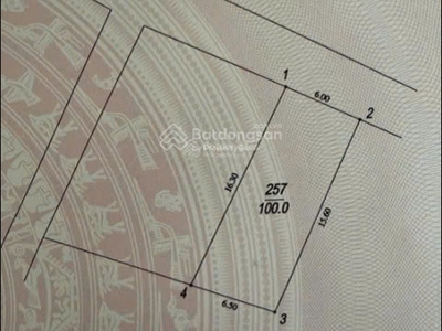 Chính chủ bán đất thổ cư nở hậu mặt tiền 6m duy nhất mặt phố bắc cầu 1