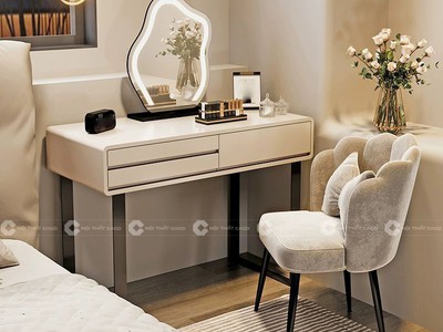 Bàn Trang Điểm Gỗ Công Nghiệp MDF Hiện Đại Nhỏ Gọn Cho Phòng Ngủ 1