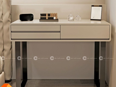 Bàn Trang Điểm Gỗ Công Nghiệp MDF Hiện Đại Nhỏ Gọn Cho Phòng Ngủ 0