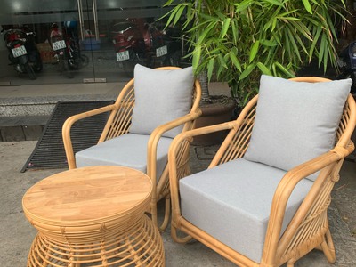 Ghế mây armchair 5