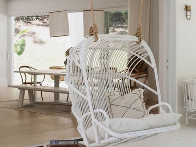 Xích đu đôi mây treo trần nhà 1