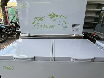 Thanh lý tủ đông 1 chế độ hiệu Everest   Hàng mới 100 0