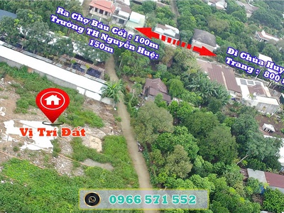 Bán đất thổ cư ngay chợ Bàu Cối, P Bảo Vinh. ĐN. Gía Chỉ 980Tr 2