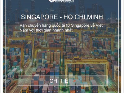 Vận chuyển hàng từ Singapore về Việt Nam 0
