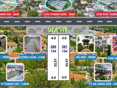 Siêu phẩm 134m mặt quốc lộ 21 trung tâm ba hàng đồi giá f0 chỉ 1 tỷ 5 0
