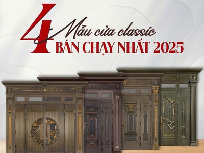 Cửa thép classic 2025: nét đẹp hoài cổ vượt thời gian trong không gian hiện đại 2